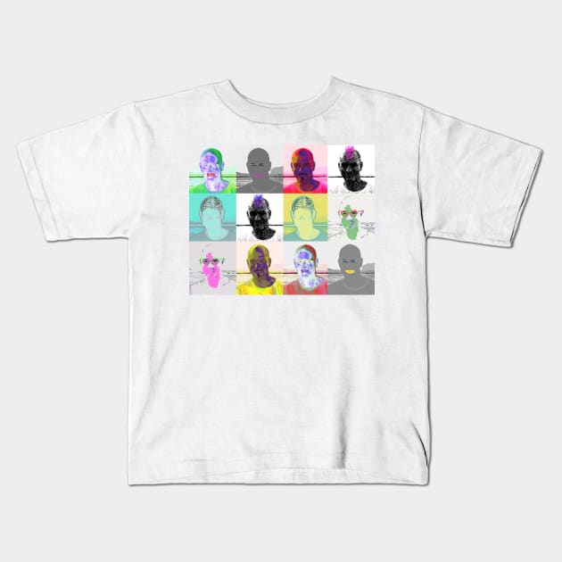 Self Portrait Kids T-Shirt by acespace